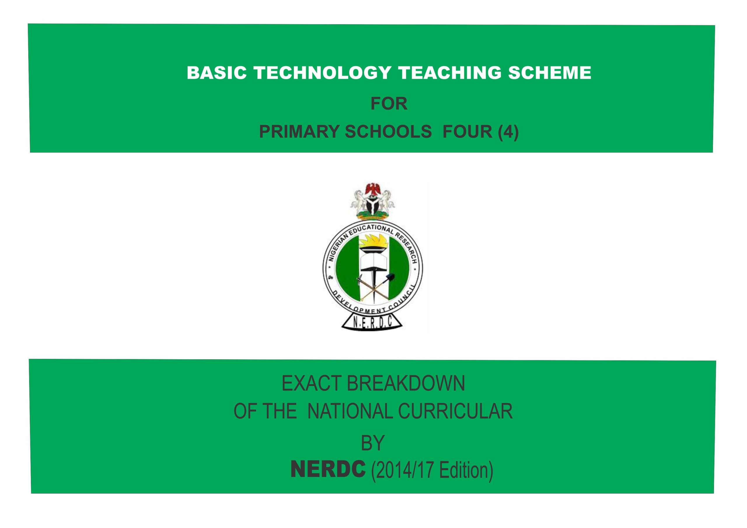 Primary 4 Basic Technology Scheme of Work