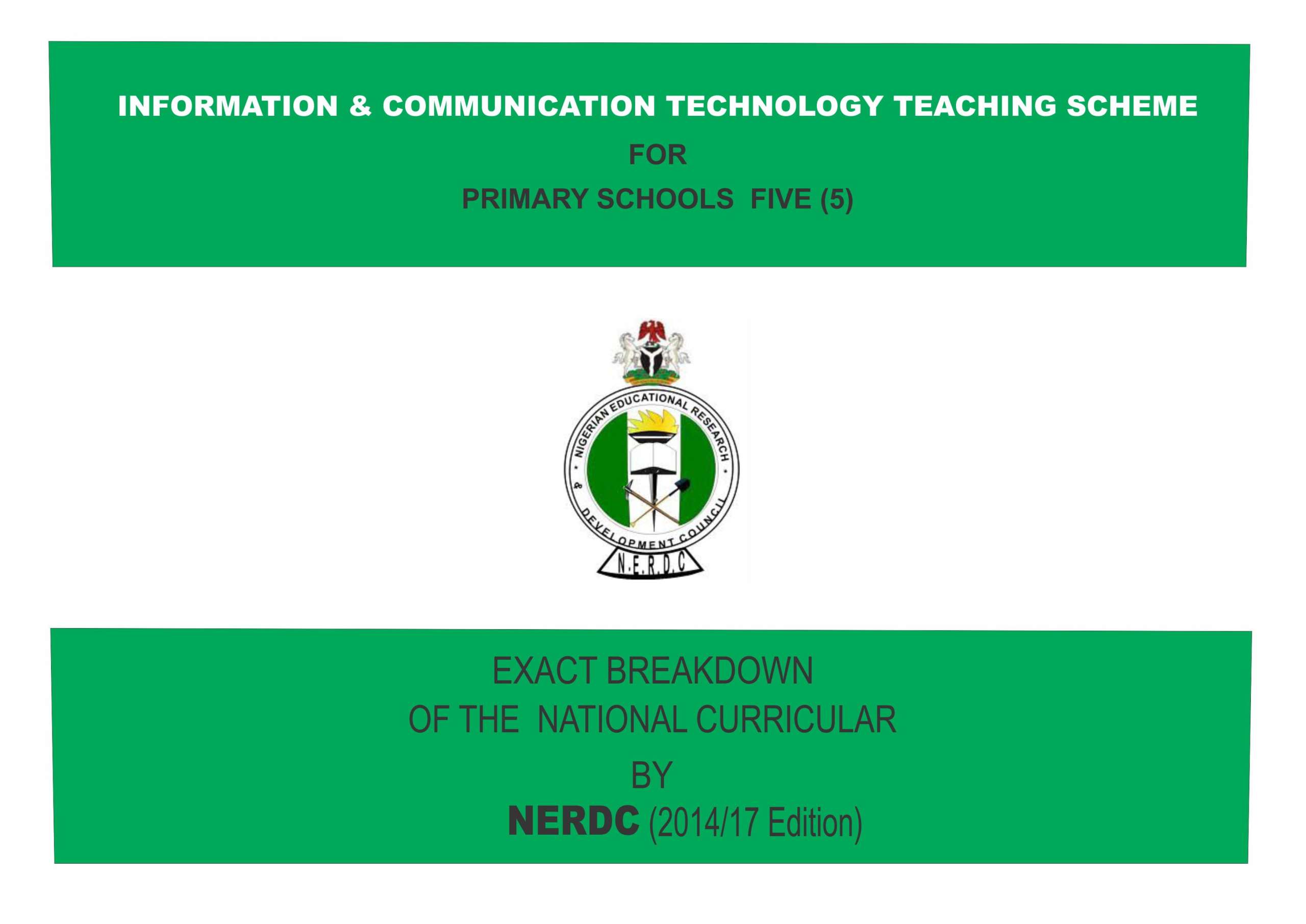 Primary 5 ICT Scheme of Work