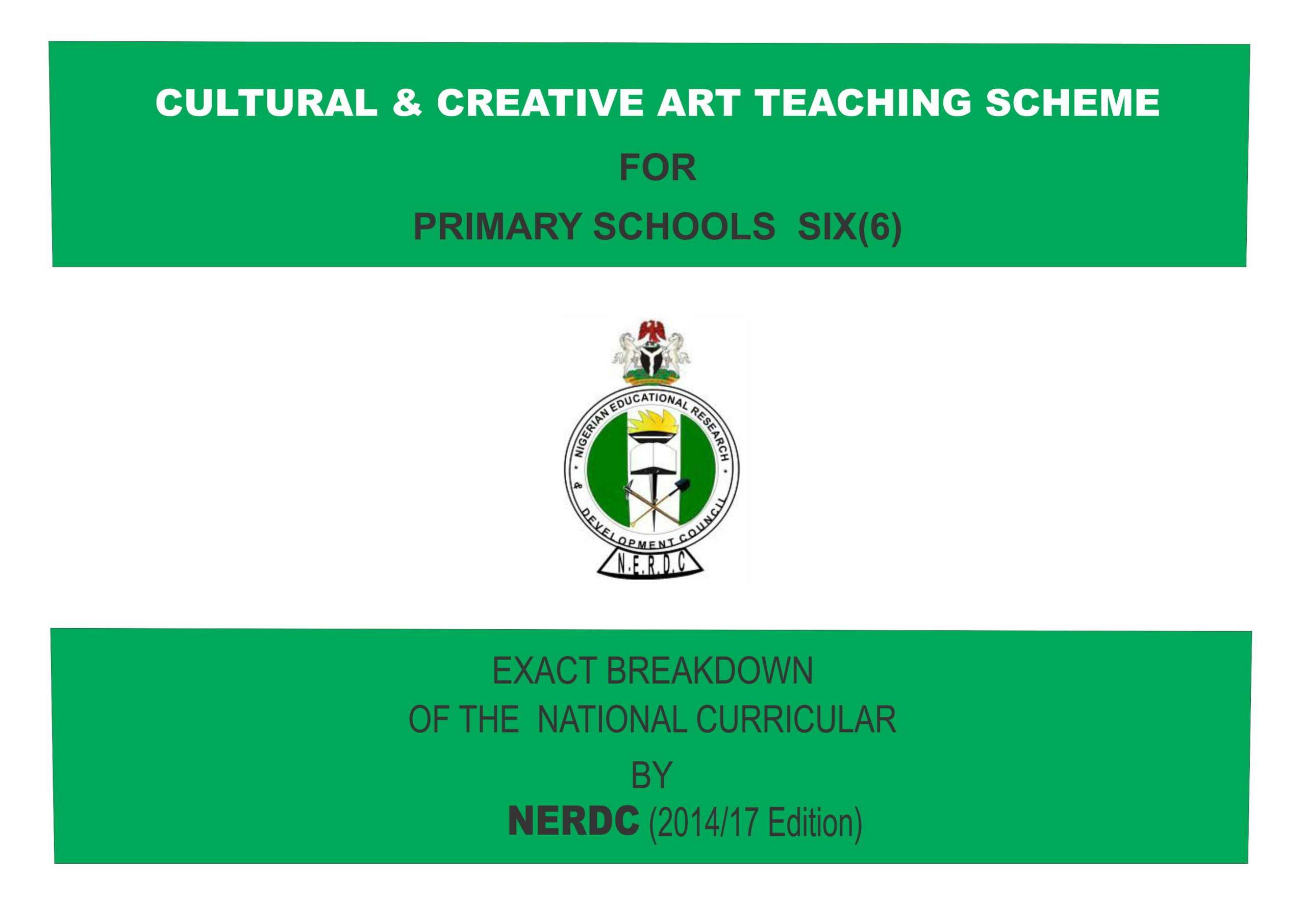 Primary 6 CCA Scheme of Work