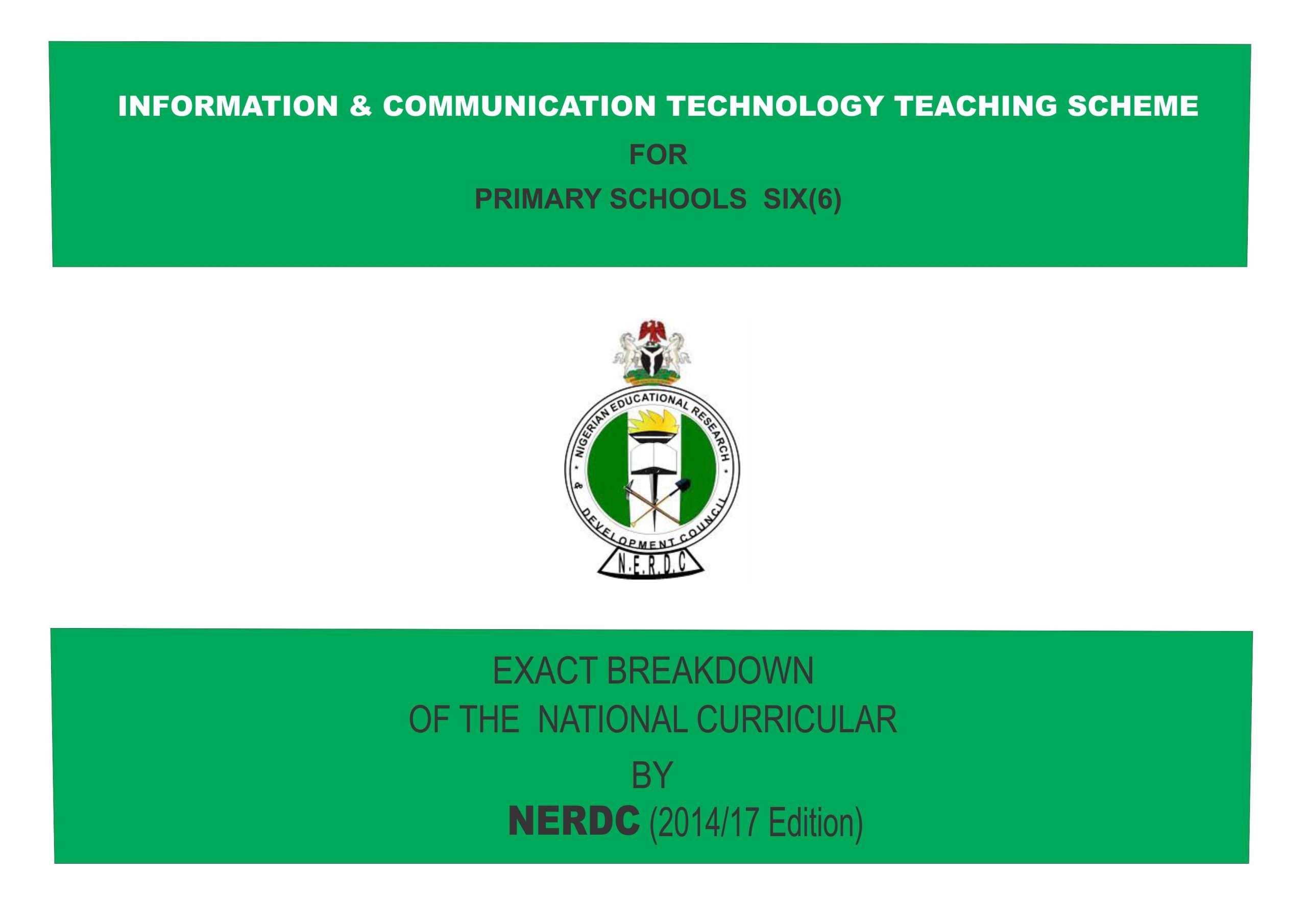 Primary 6 ICT Scheme
