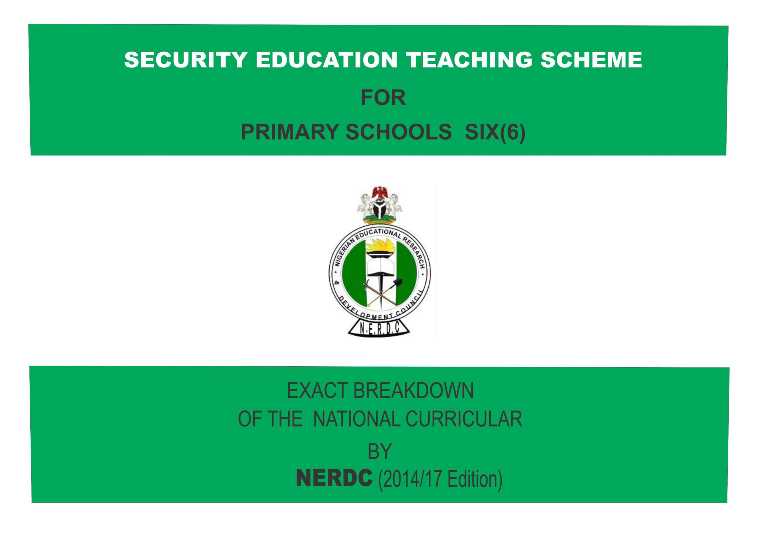 Primary 6 Security Education Scheme
