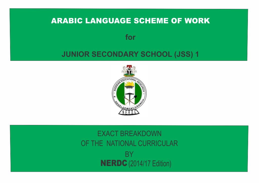 JSS 1 Arabic Language Scheme of Work