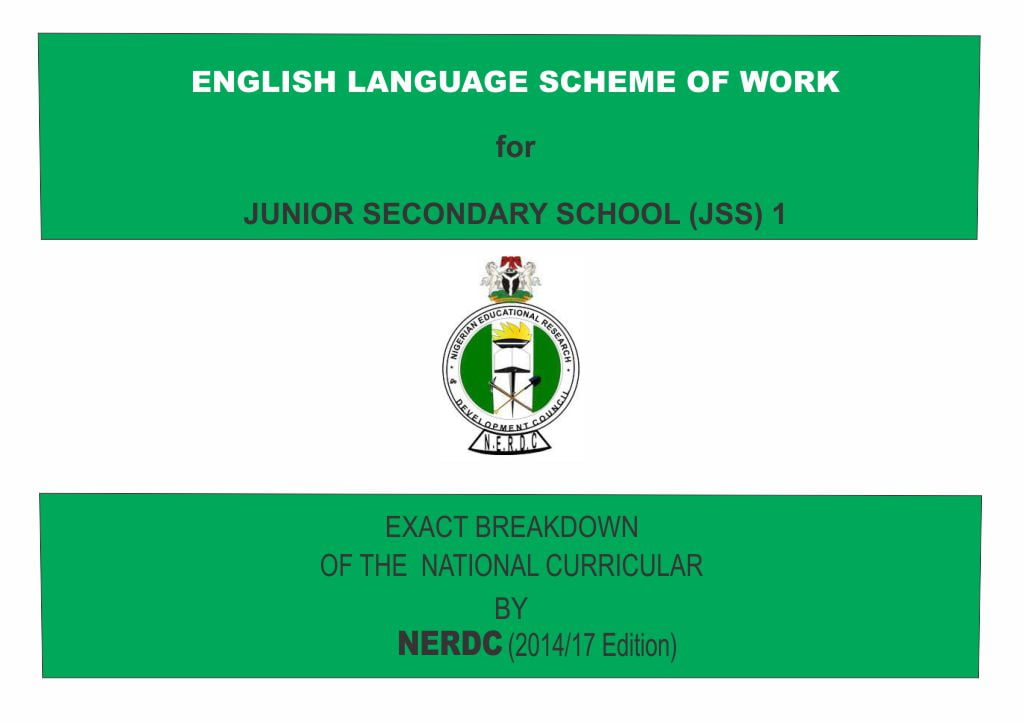 JSS 1 English Language Scheme of Work