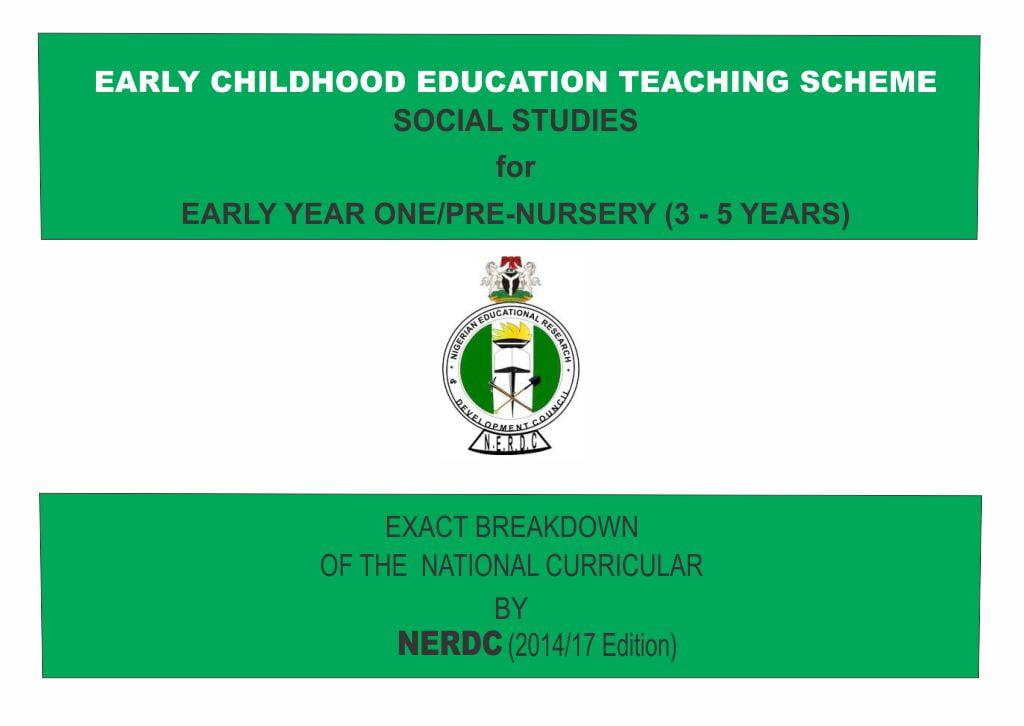 Pre-Nursery Social Studies Scheme of Work